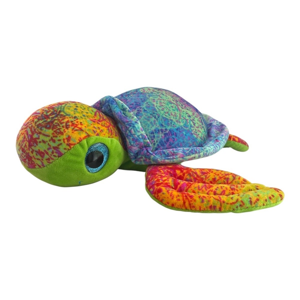 Fiesta Scribbleez Blue Sea Turtle Plush 12 Inch Multi-Color Psychedelic A66739